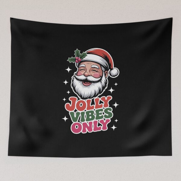 Item preview, Jolly Vibes Only Santa Christmas Groovy Holiday designed and sold by FaithAbbott.