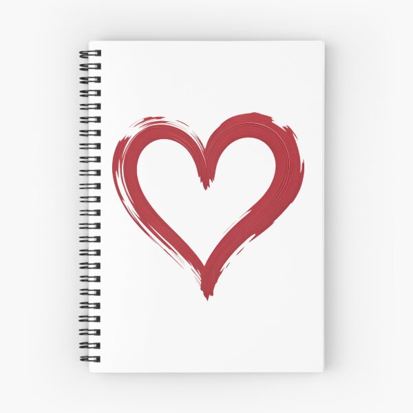 Item preview, Bold Red Brushstroke Valentine's Day Heart Romantic Art designed and sold by IdunayaStore.