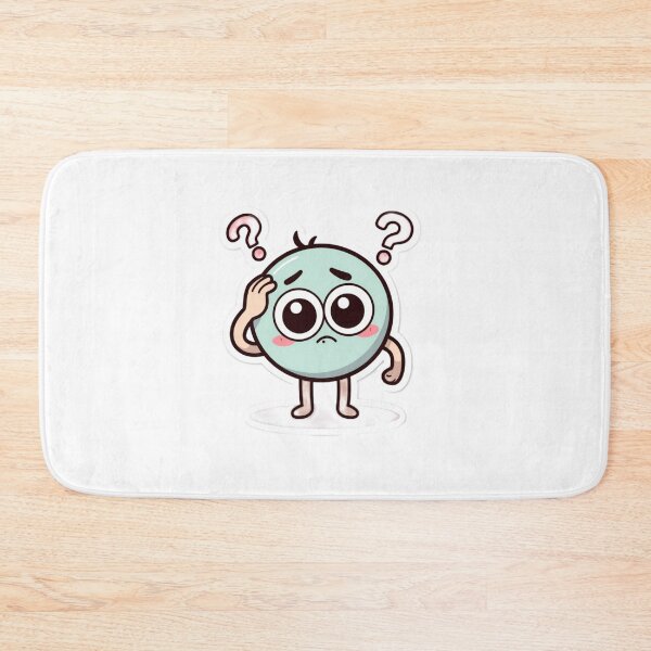 Item preview, Funny Puzzled Face Sticker - Cute Confused Emoji designed and sold by armandesign12.