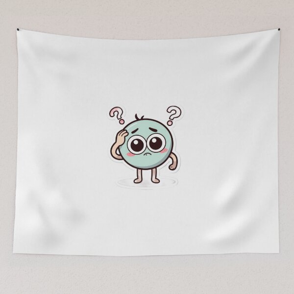 Item preview, Funny Puzzled Face Sticker - Cute Confused Emoji designed and sold by armandesign12.