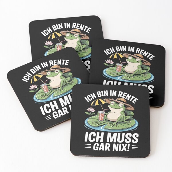 Artikelvorschau, Ich bin in Rente Ich muss Gar Nix Frog Retirement Rentner entworfen und verkauft von Shannon Bosley.