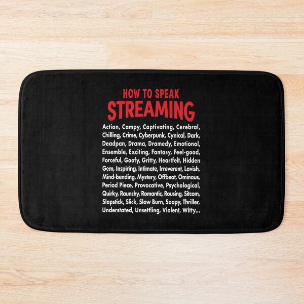 Item preview, Vocabulary of Streaming. designed and sold by UltraQuirky.