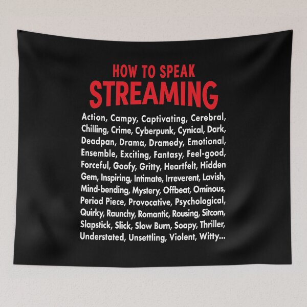 Item preview, Vocabulary of Streaming. designed and sold by UltraQuirky.
