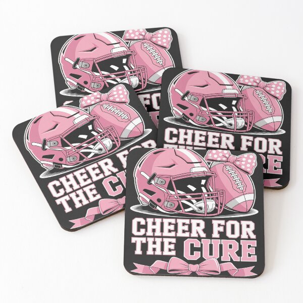 Item preview, Cheer For Cure Football Breast Cancer Awareness Pink Ribbon designed and sold by tkhrbika.