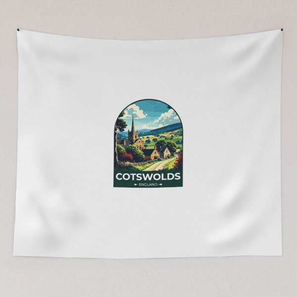 Item preview, Cotswolds England Sticker designed and sold by TulipaGraphics.