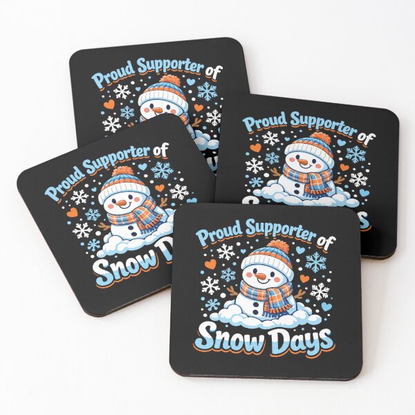 Item preview, Proud Supporter of Snow Days Funny Design designed and sold by FreshVibe Prints.