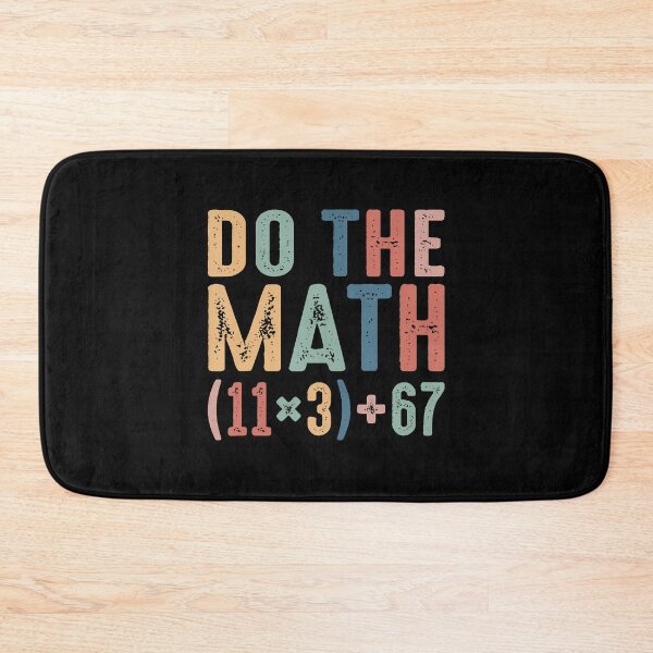 Item preview, Funny 100 Days School Math Equation Do The Math 100 67 Meme designed and sold by hattazillsu.