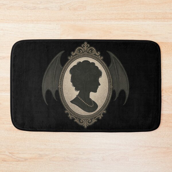 Item preview, Gothic Bat Wing Cameo Silhouette – Victorian Dark Aesthetic designed and sold by Mouraludia.