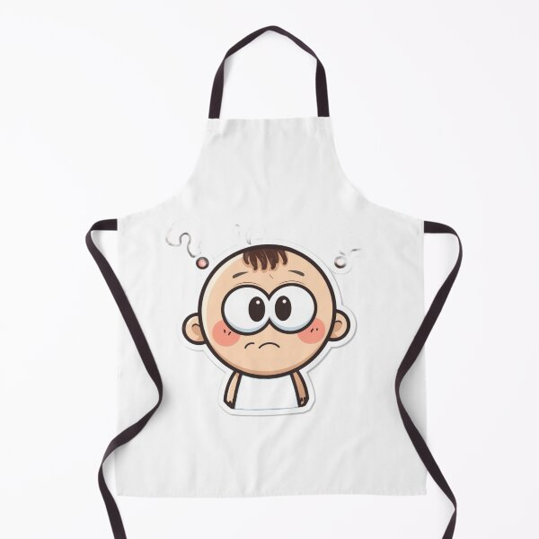 Item preview, Funny Confused Baby Sticker designed and sold by armandesign12.