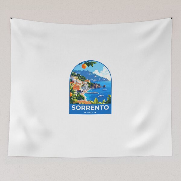 Item preview, Sorrento Italy Travel Sticker designed and sold by TulipaGraphics.