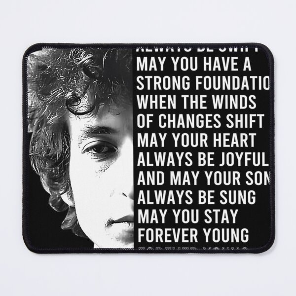 Item preview, Poster Bob Dylan Forever Young Lyrics designed and sold by gracillisJeane.