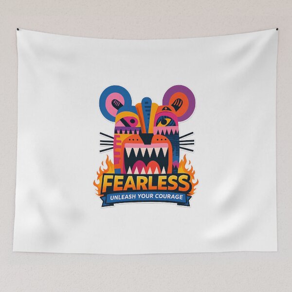 Item preview, Fearless Monster Unleash Your Courage designed and sold by Mastermind-Art.