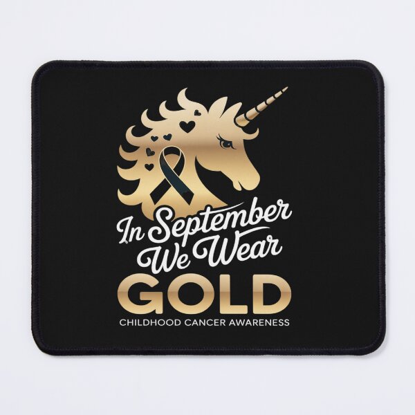 Item preview, Childhood Cancer Awareness In September We Wear Gold Unicorn designed and sold by tkhrbika.