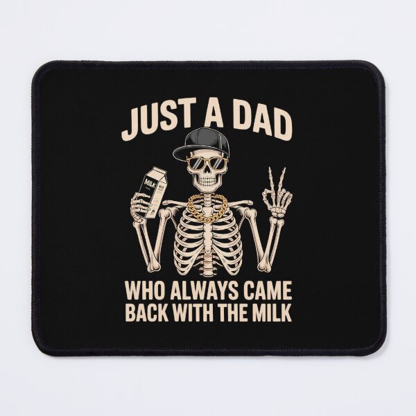 Item preview, Just A Dad Who Always Came Back With The Milk Fathers Day  designed and sold by FaithAbbott.