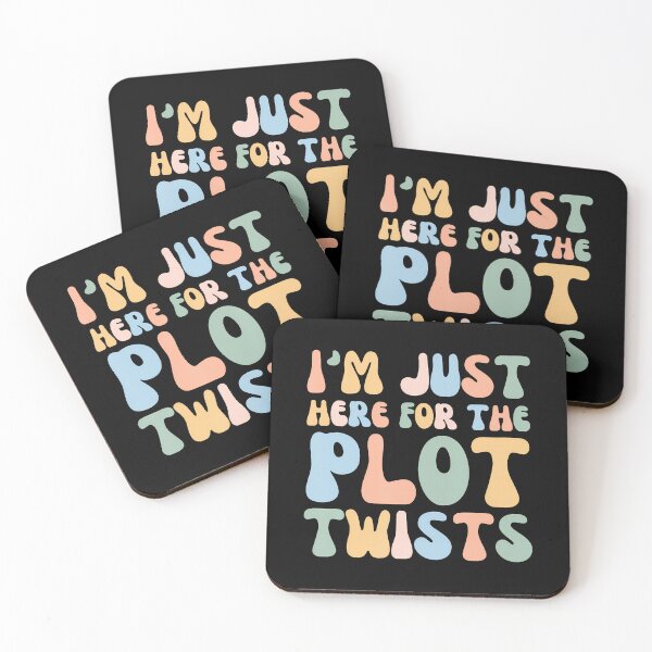Item preview, Im Just Here For The Plot Twists - Funny Bookworm Reading designed and sold by knjisapueyesq.