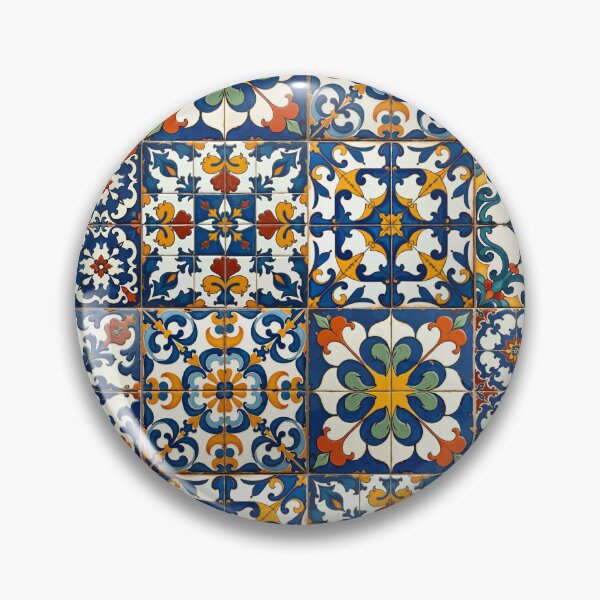 Item preview, Azulejo Mosaic - mixed azulejo tiles designed and sold by FK-UK.