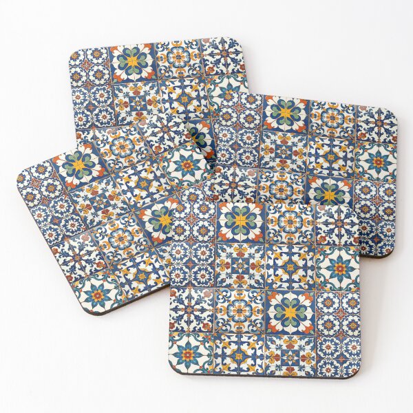 Item preview, Azulejo Mosaic - mixed azulejo tiles designed and sold by FK-UK.