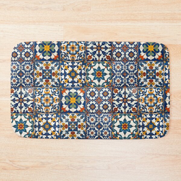 Item preview, Azulejo Mosaic - mixed azulejo tiles designed and sold by FK-UK.