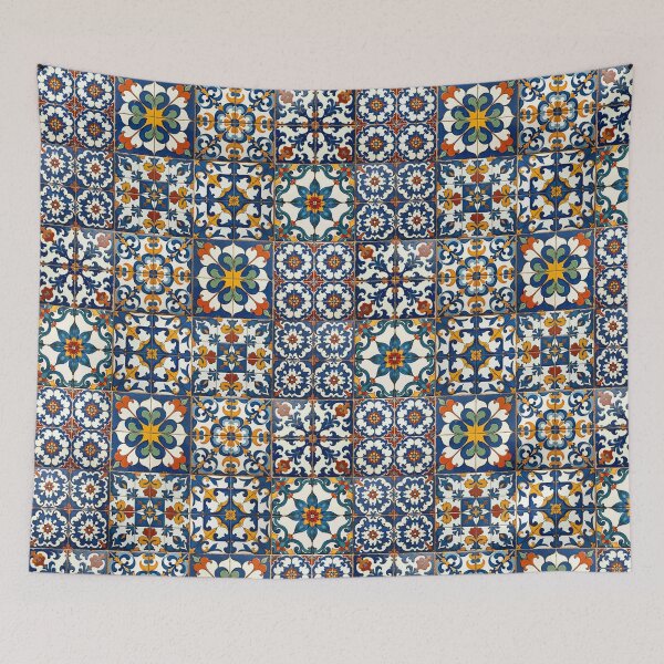 Item preview, Azulejo Mosaic - mixed azulejo tiles designed and sold by FK-UK.