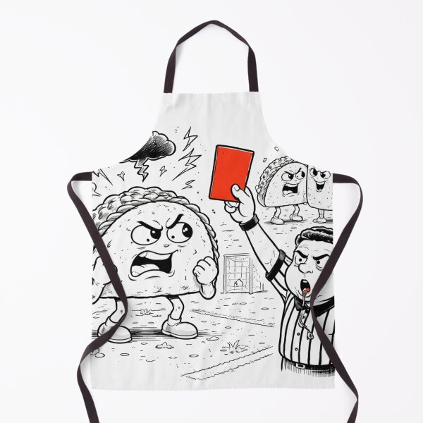 Item preview, Red Card Taco — Spicy Attitude designed and sold by ComedyInkFactor.