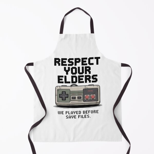 Item preview, Respect Your Elders - No Saves, No Mercy, Just Skill designed and sold by Tomasz Siennicki.