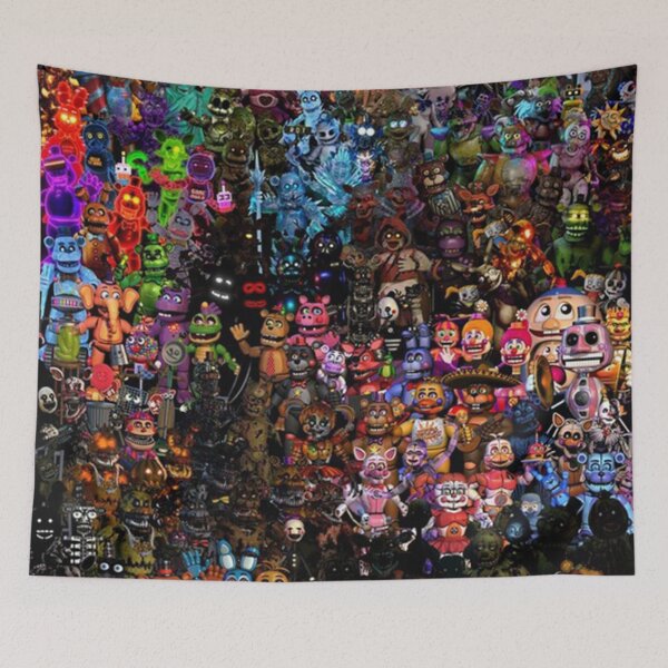 Item preview, The FNaF Full Painting designed and sold by PuffersPatrys.