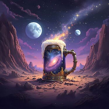 Cosmic Brew: A Steampunk Odyssey