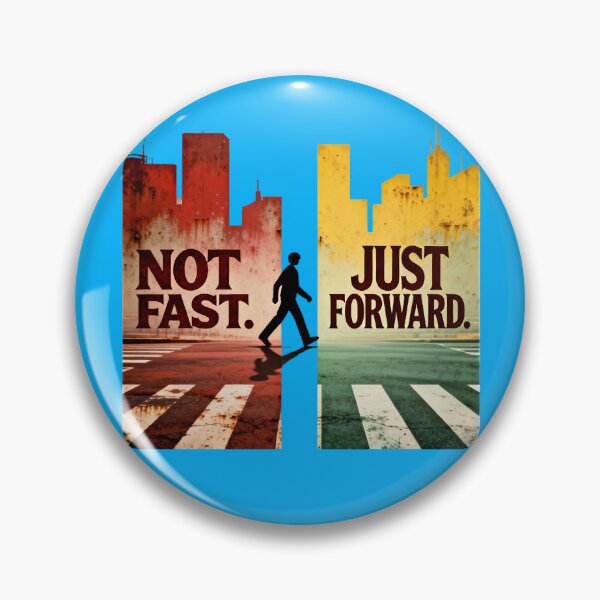 Item preview, Not Fast Just Forward – Urban Life Motivation Graphic Tee designed and sold by Maximilianos.