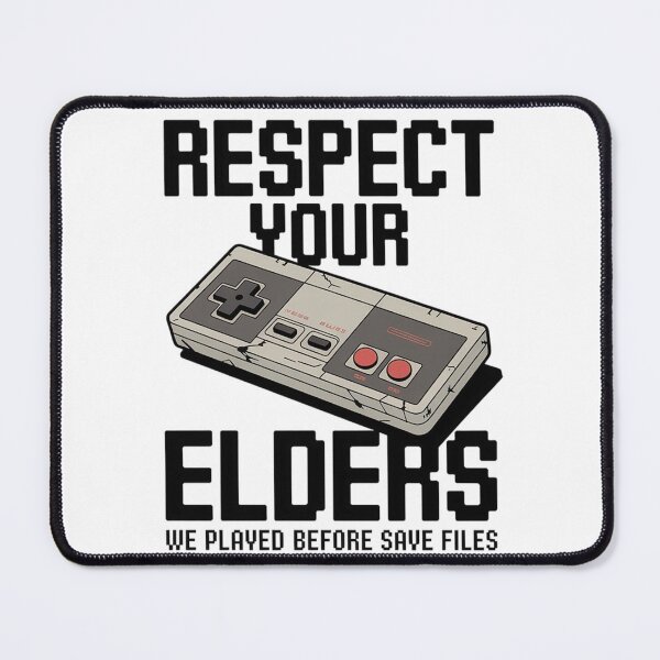 Item preview, Respect Your Elders – We Played Before Save Files Existed designed and sold by Tomasz  Siennicki.
