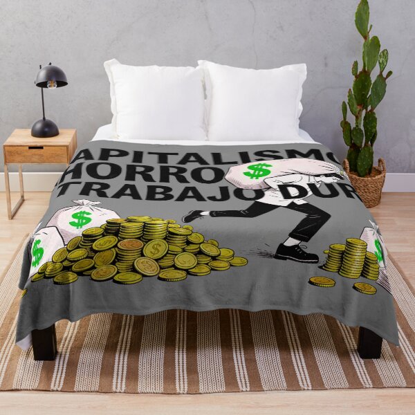 Item preview, CAPITALISM, SAVING AND HARD WORK designed and sold by CriticalCult.