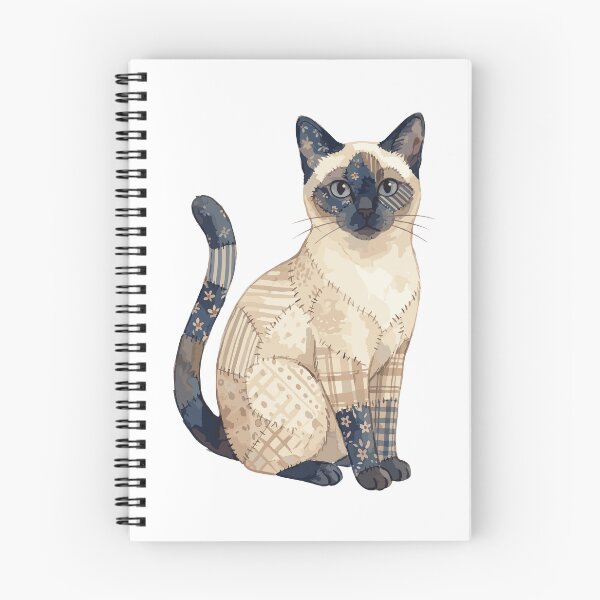 Item preview, Cute Siamese Cat Patchwork designed and sold by bapupa.