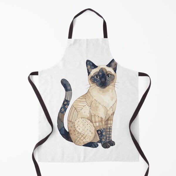 Item preview, Cute Siamese Cat Patchwork designed and sold by bapupa.