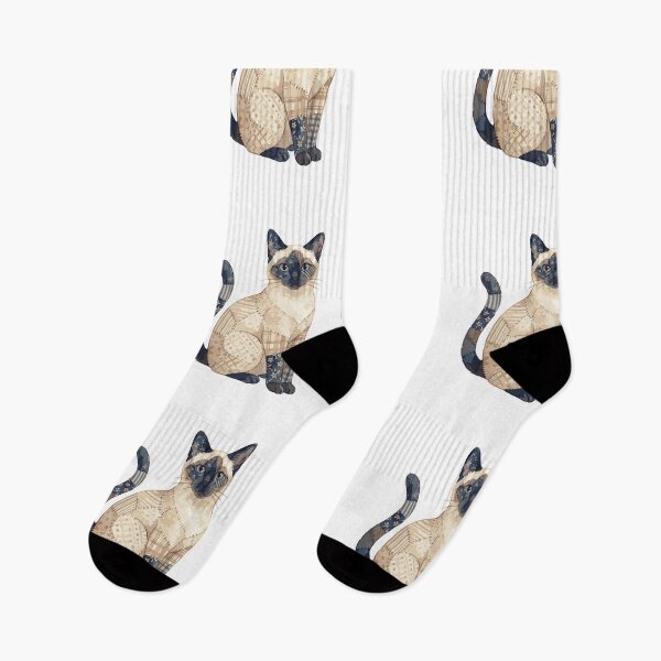Item preview, Cute Siamese Cat Patchwork designed and sold by bapupa.