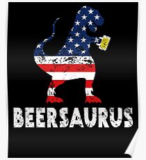 Beer Saurus Rex US Poster