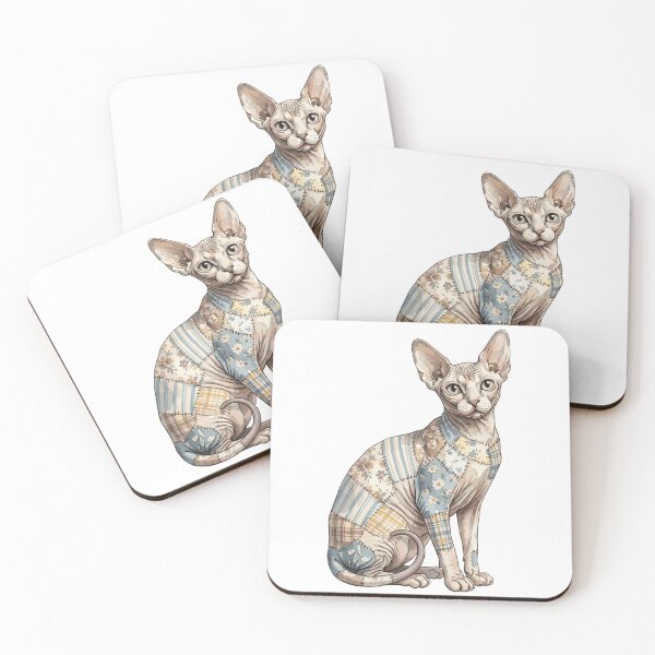 Item preview, Cute Sphynx Cat Patchwork designed and sold by bapupa.