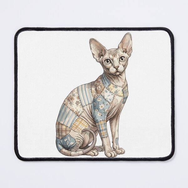 Item preview, Cute Sphynx Cat Patchwork designed and sold by bapupa.