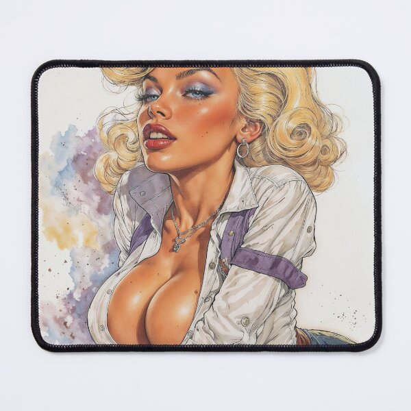 Item preview, Blonde Icon in Stylish  Attire designed and sold by DavidePoggio.