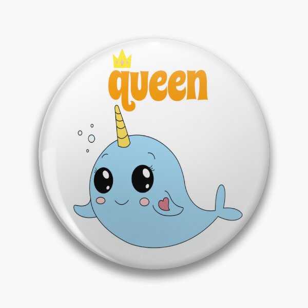 Item preview, "Princess of the Sea: Queen Narwhal" designed and sold by MayaMaliStudio.