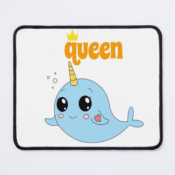 Item preview, "Princess of the Sea: Queen Narwhal" designed and sold by MayaMaliStudio.