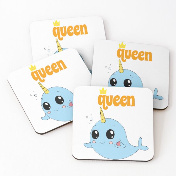 Item preview, "Princess of the Sea: Queen Narwhal" designed and sold by MayaMaliStudio.