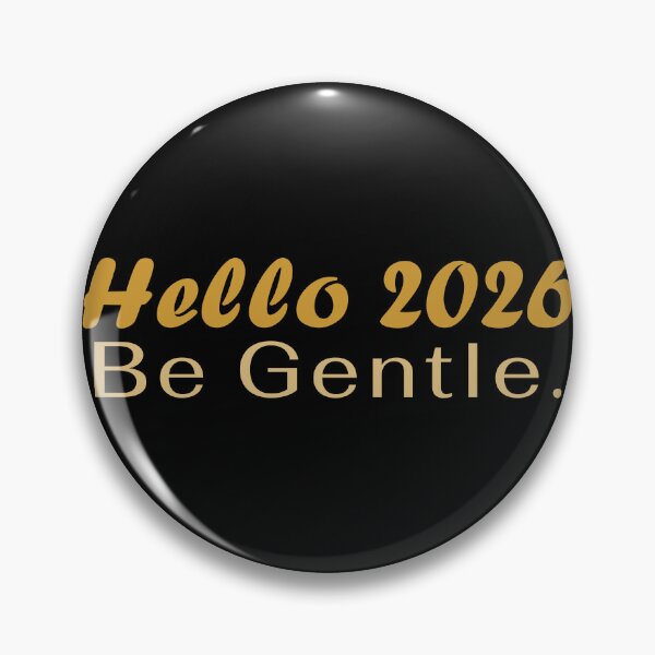 Item preview, Hello 2026 Be Gentle Minimal New Year Aesthetic T-Shirt designed and sold by PixelPlush.