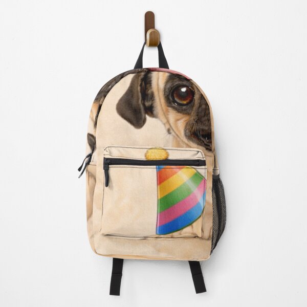 Item preview, Funny Birthday Pug – Cute Pug with Party Hat designed and sold by Darlin8888.