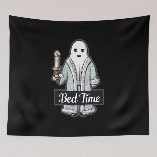 Item preview, Cute Ghost in Pajamas — “Bed Time” Cozy Design designed and sold by SleekLineSketches.