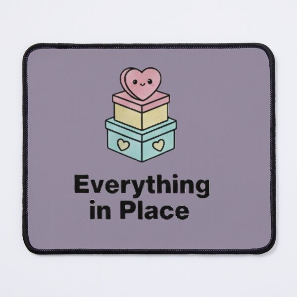 Item preview, Everything in Place Kawaii Valentine Shirt | Cute Organized Love Tee | Matching Couple Aesthetic Gift designed and sold by ZyxDes.