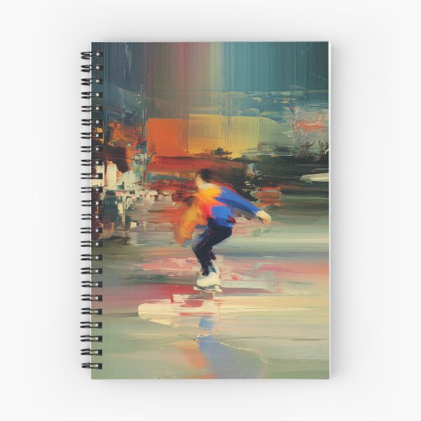 Item preview, Skater in Vibrant Motion designed and sold by lautir.