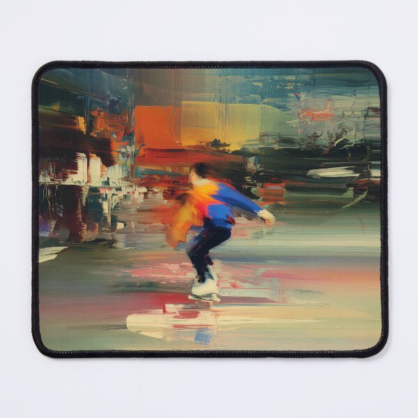 Item preview, Skater in Vibrant Motion designed and sold by lautir.