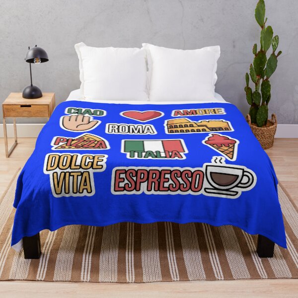 Item preview, Italy Word & Icon Sticker Pack – Clean Italian Culture Stickers designed and sold by Timeless Design.