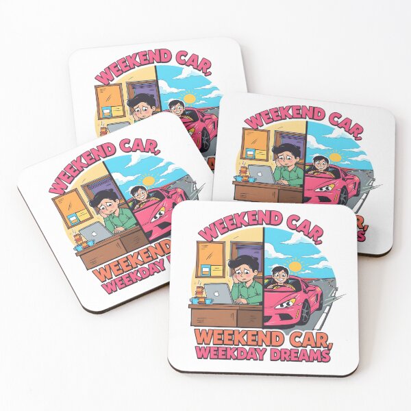Item preview, Weekend Car, Weekday Dreams – Relatable Car Lifestyle Design designed and sold by gavinroyal.