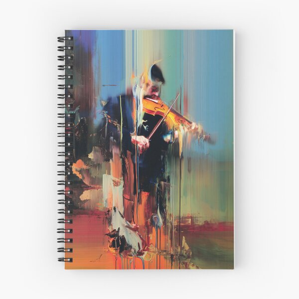 Item preview, Colorful Violinist on Stage designed and sold by lautir.