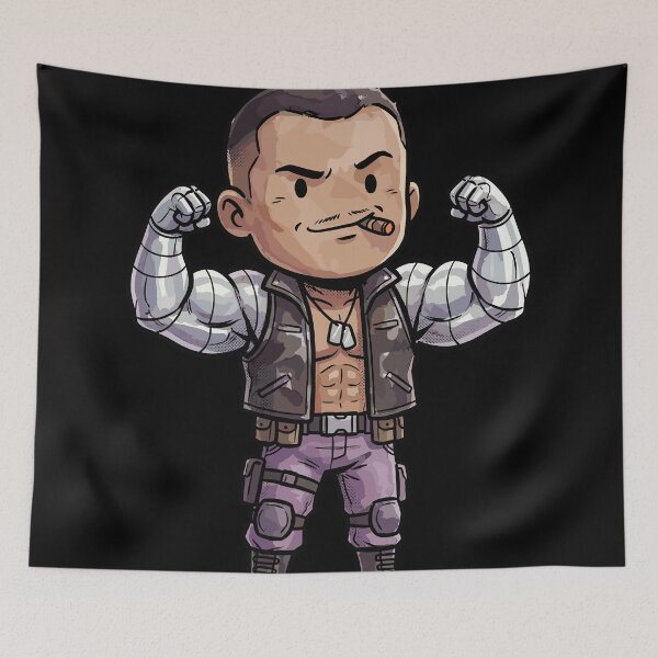 Artikelvorschau, Jax Mortal Kombat MK Fanart entworfen und verkauft von bapupa.